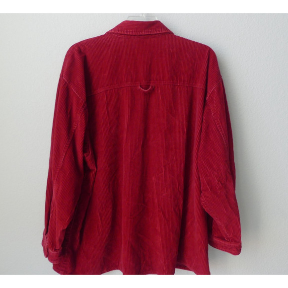 Carolina Blues Women's Plus Corduroy Jacket 2XL Shacket Button Front Layer Y2K - Picture 3 of 9